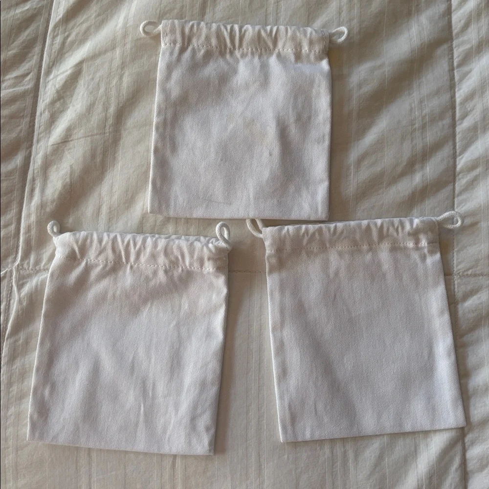 Set of 3 Dior dust bags